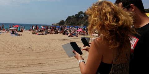 La playa de Lloret ofrece acceso wifi público y gratuito