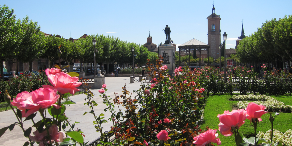 Alcalá de Henares es más accesible con el primer Espacio Integrado Inteligente de España. Plaza de Cervantes.