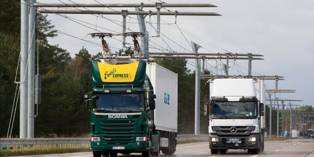 Será la primera vez que Alemania incorpore la autopista eléctrica a su sistema público de carreteras y se destinará al transporte de mercancías con un camión híbrido.