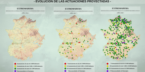 Las subvenciones de Extremadura para desplegar fibra óptica en municipios rurales atrae a 93 ayuntamientos