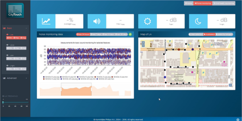 Proyecto piloto de integración total de sensores acústicos en la infraestructura de alumbrado en Los Ángeles