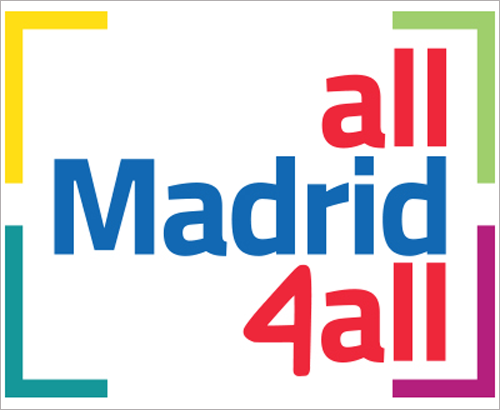AllMadrid4all mostrará las oportunidades del Turismo Accesible. Logo del evento
