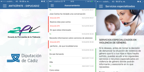 App Anticípate: nuevas líneas con base tecnológica de asesoramiento, prevención, formación y protección ante la violencia de género