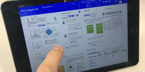 Indra presenta el centro virtual de Ciudad Inteligente que ya se está implantado en Logroño