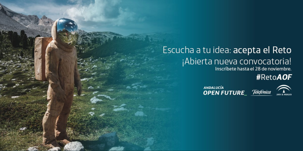 La convocatoria #RetoAOF de Andalucía Open Future estará abierta para start ups hasta el 28 de noviembre.