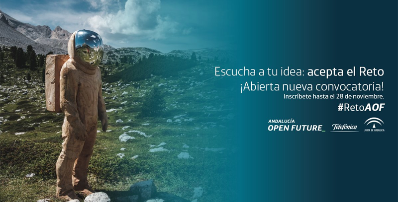 La convocatoria #RetoAOF de Andalucía Open Future estará abierta para start ups hasta el 28 de noviembre.
