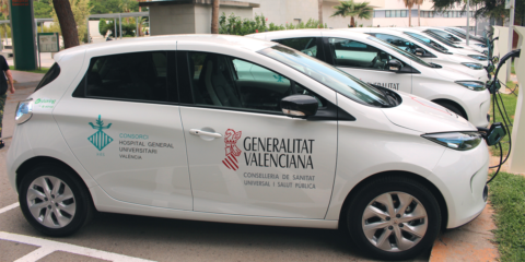 La sanidad pública valenciana suma 75 vehículos eléctricos en su flota y la ampliará en 2018