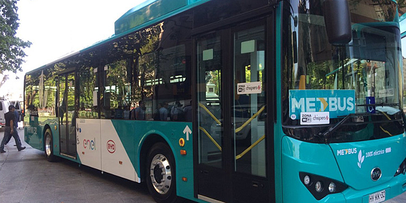 Santiago de Chile incorporará al menos 90 autobuses eléctricos a sus rutas
