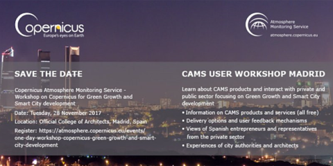 Taller del programa Copernicus para el Crecimiento Verde y las Ciudades Inteligentes en Madrid