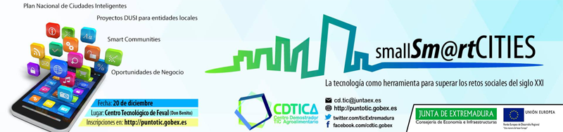 Es la tercera vez que se celebra el 'Foro small Smart CITIES' sobre innovación tecnológica aplicada al territorio rural, en la localidad extremeña de Don Benito.