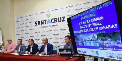 La primera avenida autosostenible energéticamente en Canarias estará en Santa Cruz de Tenerife en 2018