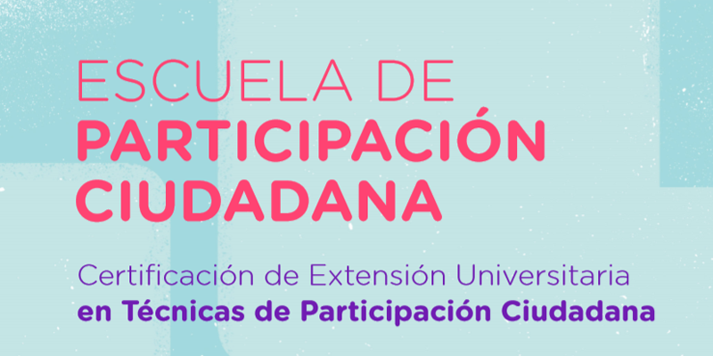 La formación sobre Técnicas de Participación Ciudadana está organizado por la Escuela de Participación y la Universidad de Zaragoza y cuenta con una subvención del 80% de su coste.