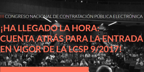 El III Congreso Nacional de Contratación Pública Electrónica abordará en Madrid la nueva Ley del sector
