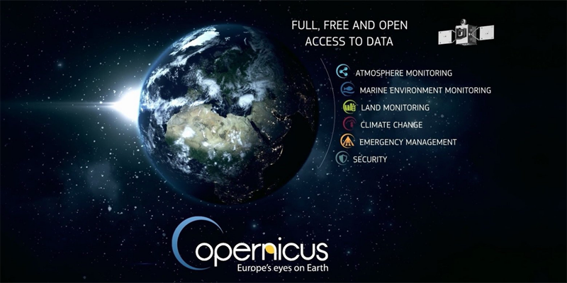 La Agencia Espacial Europea ha adjudicado el servicio de datos e información del programa Copernicus a Atos, que será responsable de integrar, entregar y operar la plataforma abierta que integrará fuentes de datos especializadas. Imagen: Copernicus.
