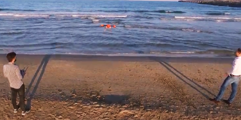Desarrollan un sistema de dron para salvamento marítimo en el espacio colaborativo de Valencia