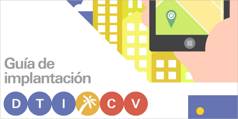 Parte de la portada de la Guia de implantación del modelo de Destinos Turísticos Inteligentes de la Comunidad Valenciana editada por la Agencia Valenciana de Turismo.