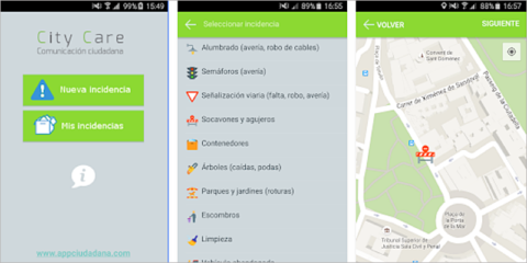 Comunicación directa entre ciudadanos y autoridades locales a través de la App City Care