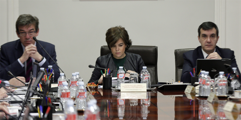 Comisión presidida por la vicepresidenta del Gobierno, Soraya Sáenz de Santamaría en la que se estableció, entre los temas a tratar en el Consejo de Ministros, la aprobación de 950 millones destinados a la extensión de banda ancha y a la financiación de proyectos I+D.