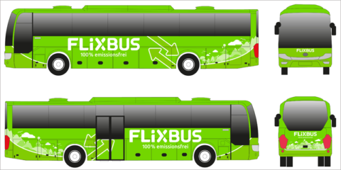 La primera línea de larga distancia de autobuses eléctricos operará desde abril en Francia