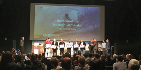El Consorcio de Administración Abierta de Cataluña premia a los ayuntamientos por su Administración Electrónica