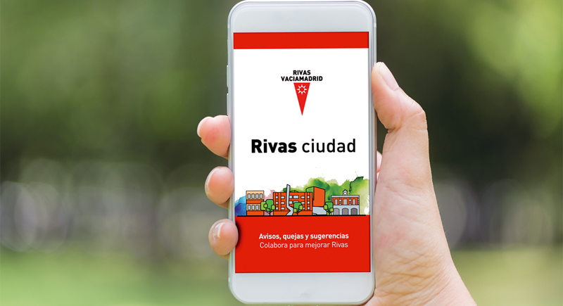 'Rivas Ciudad' es la nueva aplicación gratuita para comunicar incidencias, avisos y sugerencias al Ayuntamiento de Rivas Vaciamadrid.
