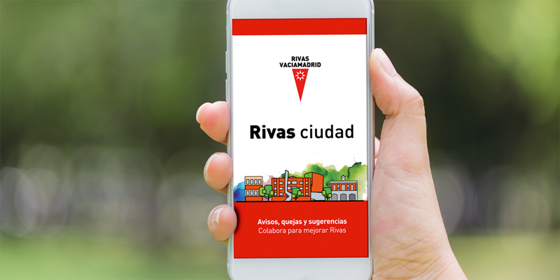 'Rivas Ciudad' es la nueva aplicación gratuita para comunicar incidencias, avisos y sugerencias al Ayuntamiento de Rivas Vaciamadrid.