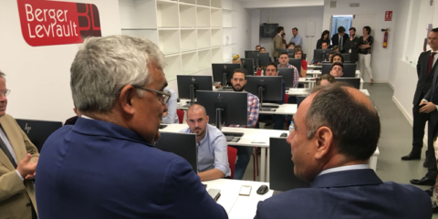 La colaboración público-privada permite abrir un aula de FP Dual tecnológica en las oficinas de Berger-Levrault