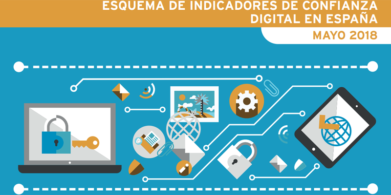 El Esquema de Indicadores de Confianza Digital ha sido publicado en mayo y evalúa la confianza de los españoles en Internet, así como el uso que hacen de la red.