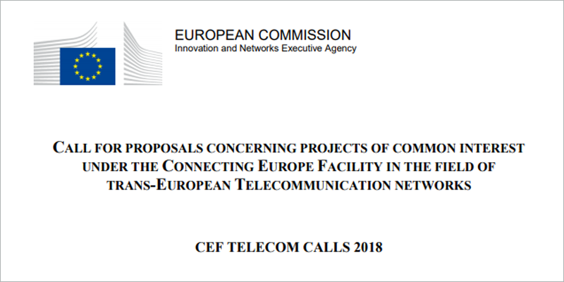 El llamamiento de propuestas del Mecanismo Conectar Europa, en su área de telecomunicaciones, estará abierto hasta el 22 de noviembre.
