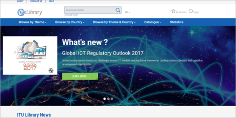 La plataforma iLibrary recoge todo tipo de datos y recursos sobre las Telecomunicaciones y las TIC en el mundo
