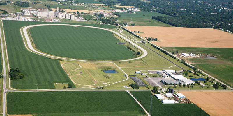 Parcela en Michigan, donde Toyota construirá el circuito de pruebas de conducción "límite" con coches automatizados.