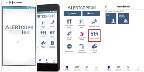 La App AlertCops 4.0 para comunicarse con Policía y Guardia Civil procesa 20.000 situaciones de riesgo
