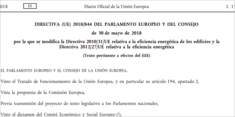 La Directiva Europea de Eficiencia Energética de Edificios obligará a incluir en los mismos las infraestructuras necesarias para puntos de recarga eléctrica