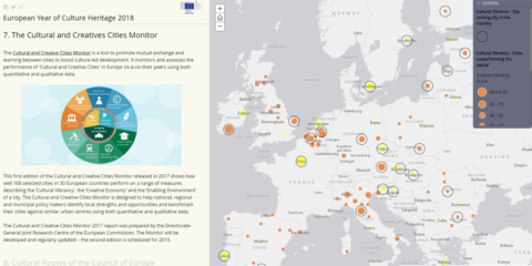 Explorar el patrimonio cultural de Europa a través de mapas interactivos ya es posible con The Story Maps