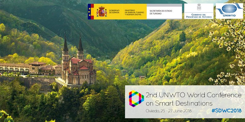 El II Congreso Mundial de la OMT de Destinos Turísticos Inteligentes se celebra en Oviedo (Asturias) del 25 al 27 de junio.