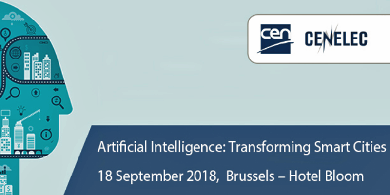El taller sobre inteligencia artificial en la transformación de las ciudades inteligentes tendrá lugar el 18 de septiembre en Bruselas.