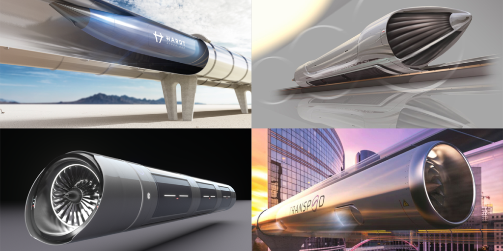 La carrera por desarrollar el primer Hyperloop, el transporte limpio del futuro. Imagen: Zeleros