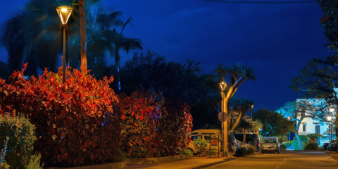 Iluminación LED inteligente que facilita la observación de las estrellas en la ciudad tinerfeña de Puerto de la Cruz