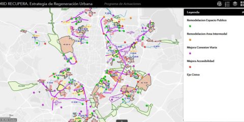 Mapas inteligentes para involucrar a los vecinos de Madrid en la regeneración urbana