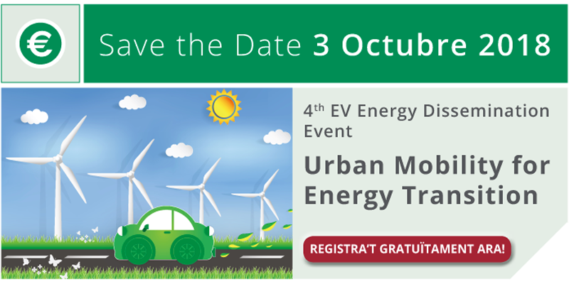 La jornada 'Urban Mobility for Energy' se enmarca dentro del proyecto EV Energy de Interreg Europe, del que forma parte Barcelona.