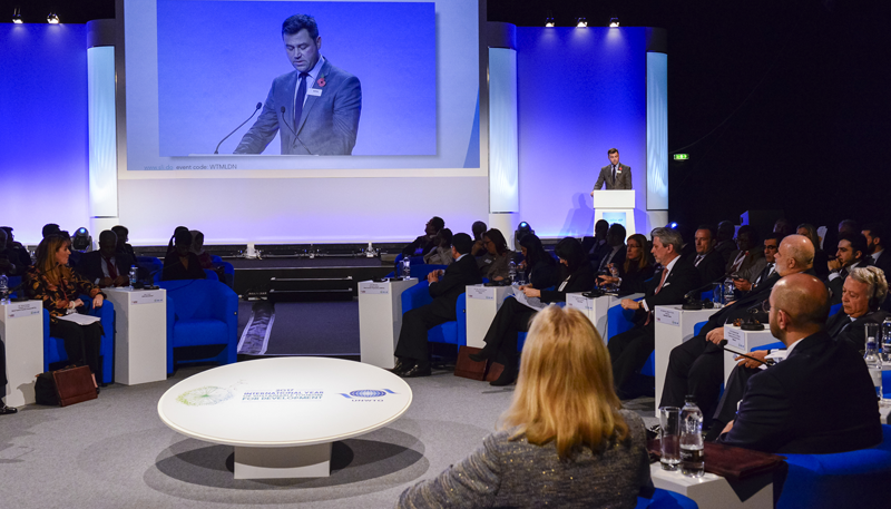 Cumbre de ministros de la OMT en el World Travel Market de Londres celebrada el pasado año.