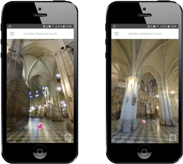 A través del teléfono móvil es posible realizar una visita virtual por la Catedral de Toledo y otros monumentos de la ciudad, así como disfrutar de experiencias de realidad aumentada.