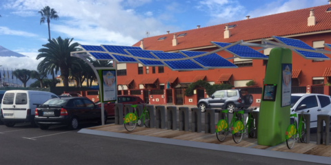 Sunbik: Sistema urbano de bicicletas eléctricas inteligentes que se recargan con energía solar en su propio aparcamiento