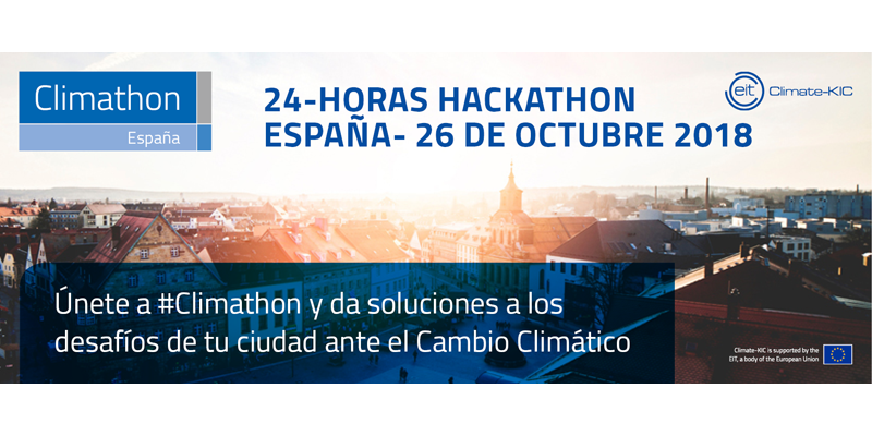 El Climathon está abierto a la participación de cualquier persona con ideas innovadoras para resolver desafíos de las ciudades vinculados al cambio climático.