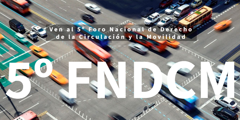 El 5º Foro Nacional de Derecho de la Circulación y la Movilidad se celebra el próximo 30 de octubre en Ciudad Real y es gratuito.