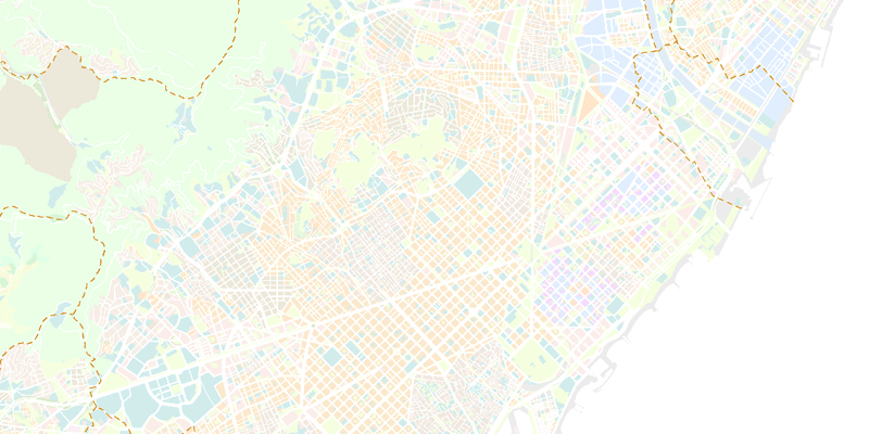 Imagen mapa de Barcelona