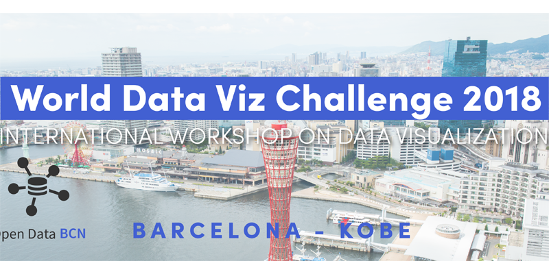 Las personas interesadas en participar en el "World Data Viz Challenge 2018" que organiza Barcelona y Kobe pueden preinscribirse hasta el 26 de octubre y presentar su visualización basada en datos abiertos hasta el 2 de noviembre.