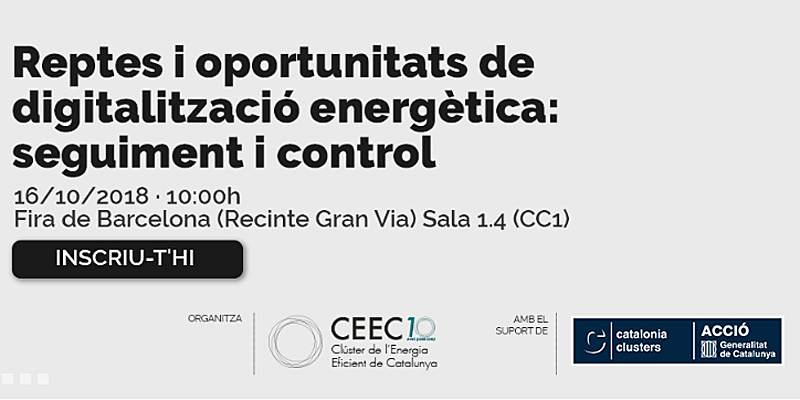 Cartel anunciador de la jornada dentro del Congreso IoT Barcelona