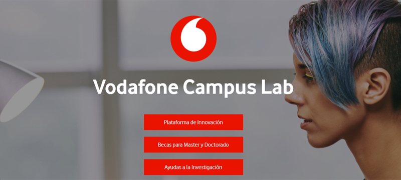 Ayudas a la investigación, becas para másteres y doctorados y una plataforma de innovación son los tres ejes de formación del nuevo 'Vodafone Campus Lab' dirigido a estudiantes de universidades españolas.
