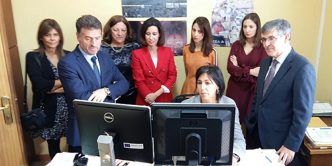 Aragón culmina en Ejea de los Caballeros la implantación del sistema de Justicia digital